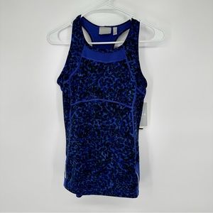 NWT Athleta Blue Stardust Spinnerette Active Wear Tank Top Size S